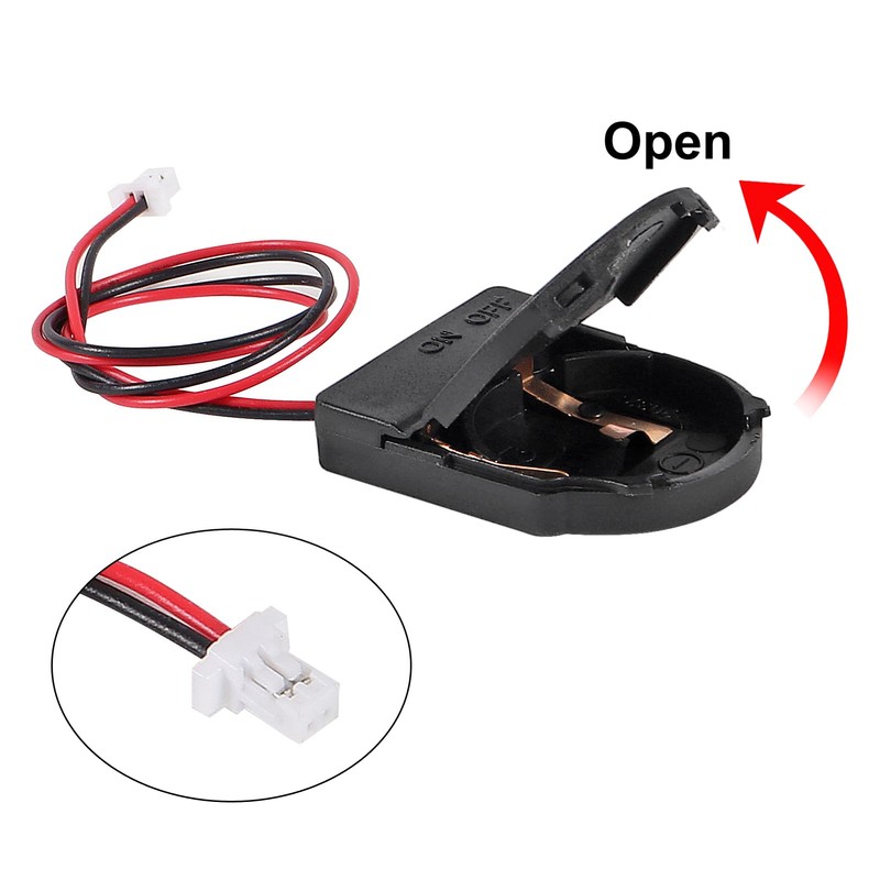 AOICRIE 12pcs RTC Battery Case Real Time Clock Holder Compatible