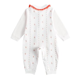 JiAmy Baby Girls Romper Clothes Set, Cotton Long Sleeve Ruffle One Piece Onesie Pajamas Jumpsuit Outfits Yellow 12-18 Months