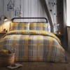 Dreams & Drapes Colville Check-100% Brushed Duvet Cover Set, 100%