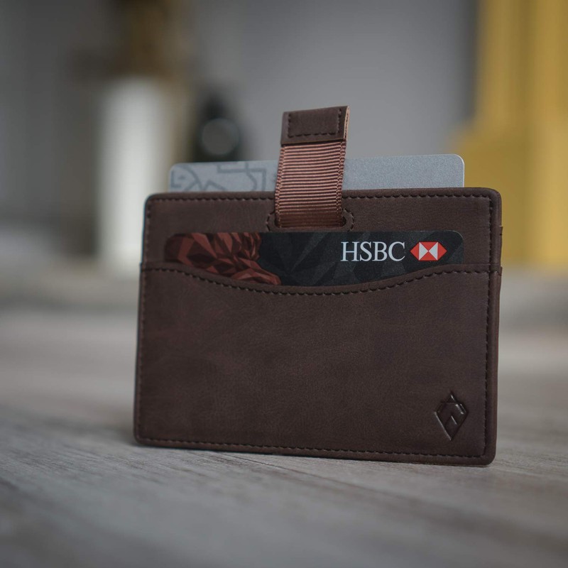 AKIELO Kartenetui mit RFID Schutz und Geschenkbox – Minimalistisch Herren