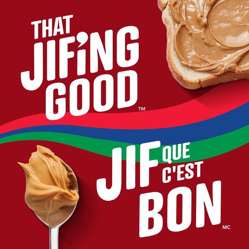 Jif Squeeze Creamy Peanut Butter, Smooth & Creamy Texture, Portable