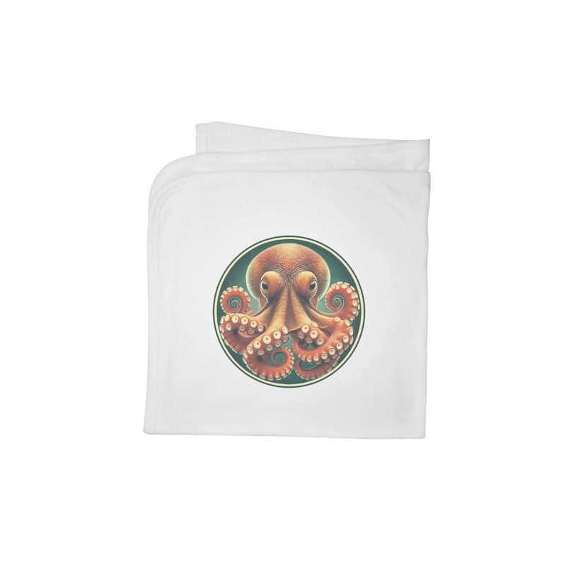 'Angry Octopus' Cotton Baby Blanket/Shawl (BY00039772)