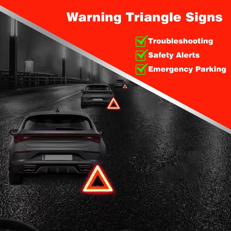 MaNeaz Warning Triangle Car Warning Triangle Car Packaged Foldable Car