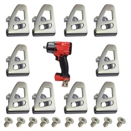 10-Packs Belt clip 42-70-2653 Hook free Screw Fit for Milwaukee Compatible with M18 Impact Driver Hammer Drill Replace 2604-20, 2797-22，2604-22CT,2604-22