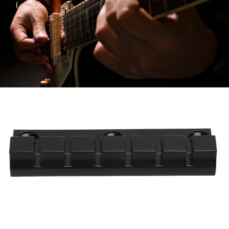 Guitar Bridge 6 String Metal Delicate Guitar Bridge Replacement for