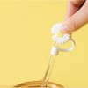 Facaimao 4Pcs Silicone Straw Tips Cover Reusable Drinking Straw Lids