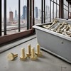 PrecisionGeek BRASS M5 x 10mm Flat Knurled Thumb Screws (Set