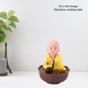 Musical Nodding Monk Figurine Decoration Moving Head Buddha Statue with
