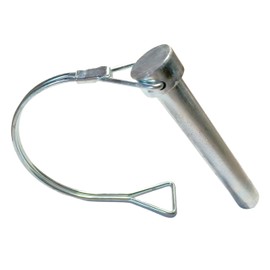 Heavy Duty D-Shaped Safety Coupling Pin, High Strength Spring Steel Axle Lock Pin Alignment Pin 15/32" x 3-3/20" (12x80) (4 Pcs)