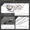 Napist NPN300 Necklace, Unisex, 316L Surgical Stainless Steel / Flat