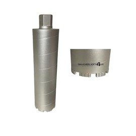 Supreme Series Diamond Core Drill Boring Bits to Cut Hard Concrete, Reinforced Concrete Brick and Block (4")