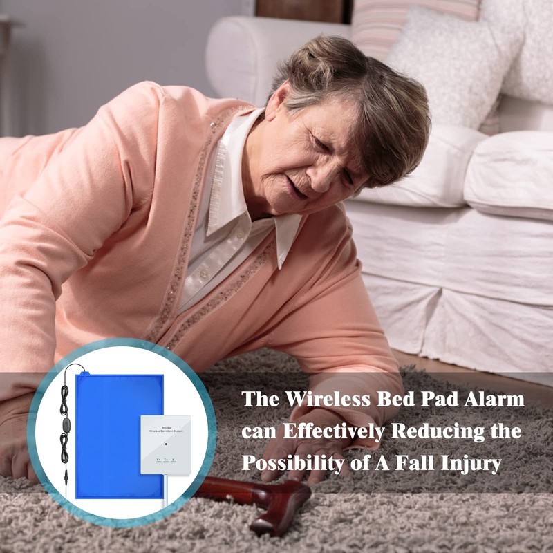 briidea Bed Alarms and Fall Prevention for Elderly with 20''