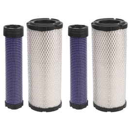 DUOOK 11013-7044 11013-7045 Outer Inner Air Filter for Kawasaki 11013-7020 11013-7019 AF25552 AF25551 For Kohler 25-083-01-S P821575 P822858 (2 Pack)