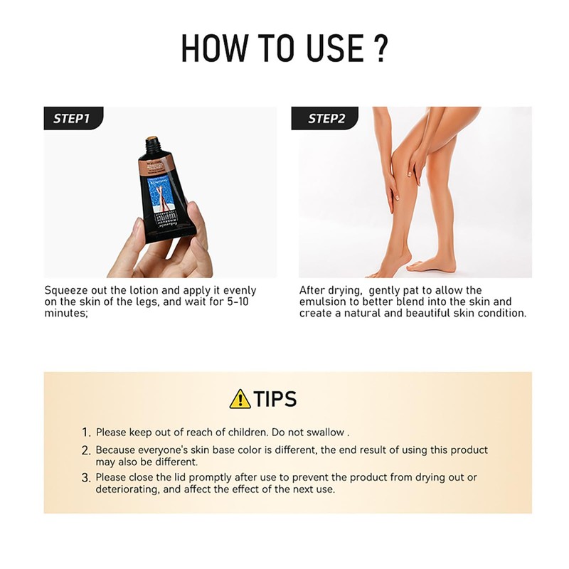 Fake Tan Remover,Tattoo Cover Up Makeup, Leg Vein Concealer,Leg &