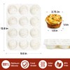 CAKETIME Silicone Muffin Pan, Cupcake Pan 12 Cups Regular Size