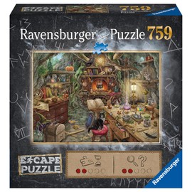 Ravensburger 759-Piece Escape Puzzle - The Witches' Kitchen | Engaging Jigsaw for Kids & Adults | Exciting Escape Room Experience | Ideal for Family Game Nights | FSC-Certified Materials