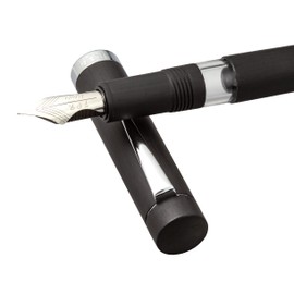FPR Jaipur V2 Fountain Pens for Writing – Piston Filled Refillable & Stainless Steel Ultra Flex Nib Calligraphy Fountain Pens Features Acrylic or Ebonite Body-Luxury Pens w/Clutchless Design