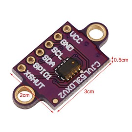 Flight Time Distance Sensor, GY-VL53L0XV2 Flight Time ToF Laser Rangefinder Distance Sensor Distance Module I2C IIC