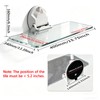Suction Cup Foldable Table, 220lbs Load Capacity Floating Shelf, Removable
