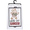 Primitives by Kathy Dish Towel Let's Get Baked