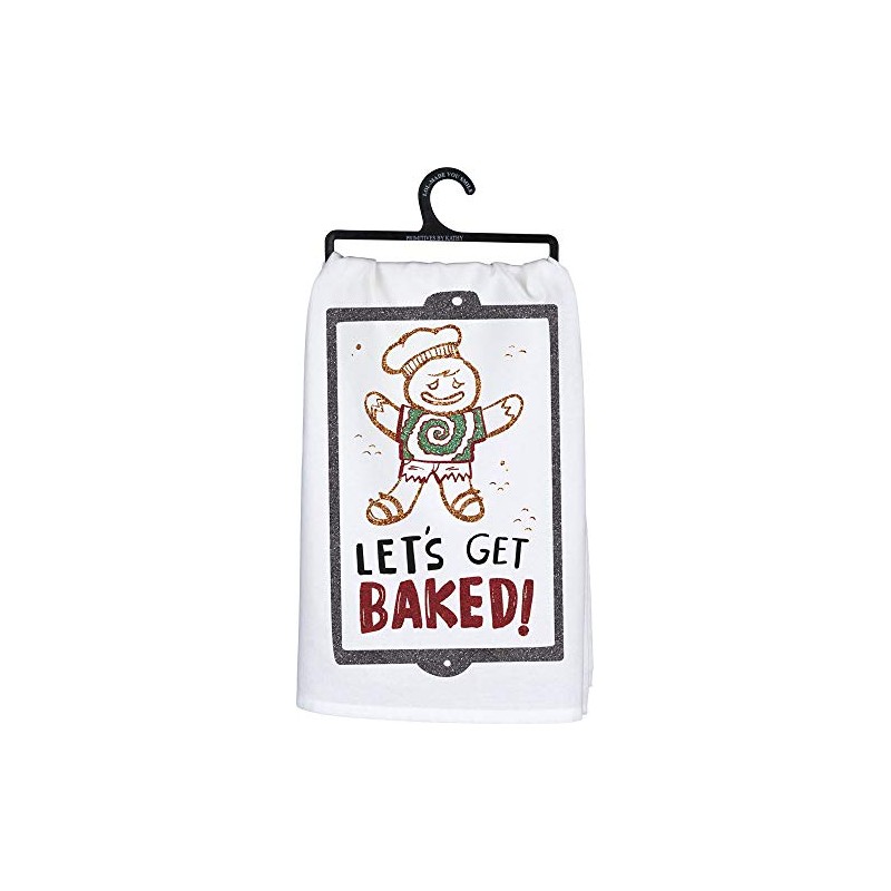 Primitives by Kathy Dish Towel Let's Get Baked