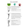 GLAMORY Women's Luxury 20 Suspender Stockings, 20 DEN, Black, X-Large
