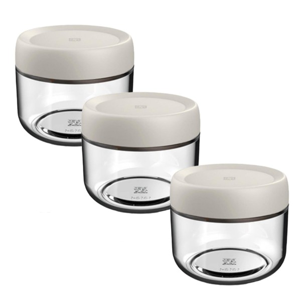 Eidoct 3-Pack 10oz Glass Jar with Screw Lid Leakproof Overnight