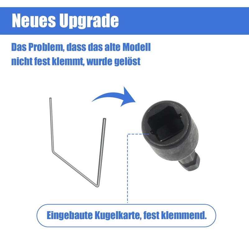 7 x Tap Adapter, M4-M14 1/4 Inch, Hexagonal Shank Machine