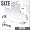 Yexiya 10 Pcs Recessed Light Clips Downlight Housing C Clips