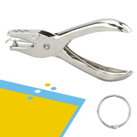 Single Hole Punch, 3 mm Round Hole Punch, Metal Punch Pliers, for Paper, Photos, Greeting Cards, Cards