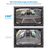 AUTO-VOX 180° Front/Backup Camera, OEM Mini Style, Screw-Free Easy Install,