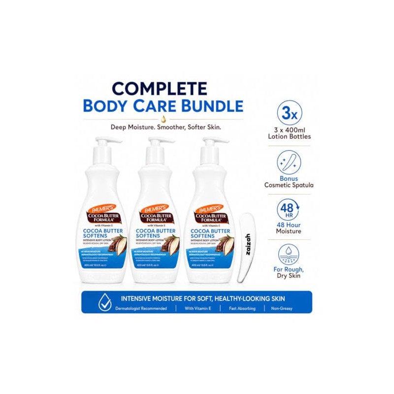 Palmer's 3 X 400 ml Premium Cocoa Butter Formula Body