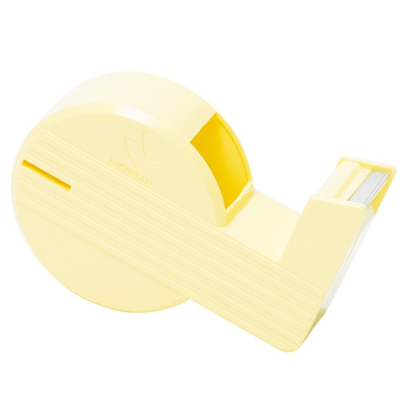 Nichiban Petit Joa Series PJTC-CBYL Tape Cutter, Yellow