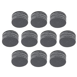TA-VIGOR 100Pcs 25mm Wet and Dry Sanding Discs, 240 Grit 1 Inch Hook and Loop Sandpaper Electrostatic Sand Planting Silicon Carbide Sanding Discs