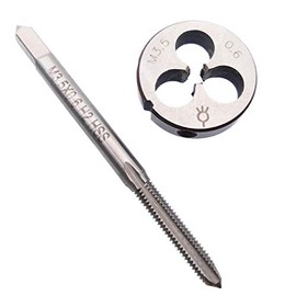 HSS M3.5 x 0.6mm Tap and M3.5 x 0.6mm Die Metric Thread Right Hand