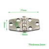 316 Stainless Steel Ball Bearing Door Hinge (4 Pieces)