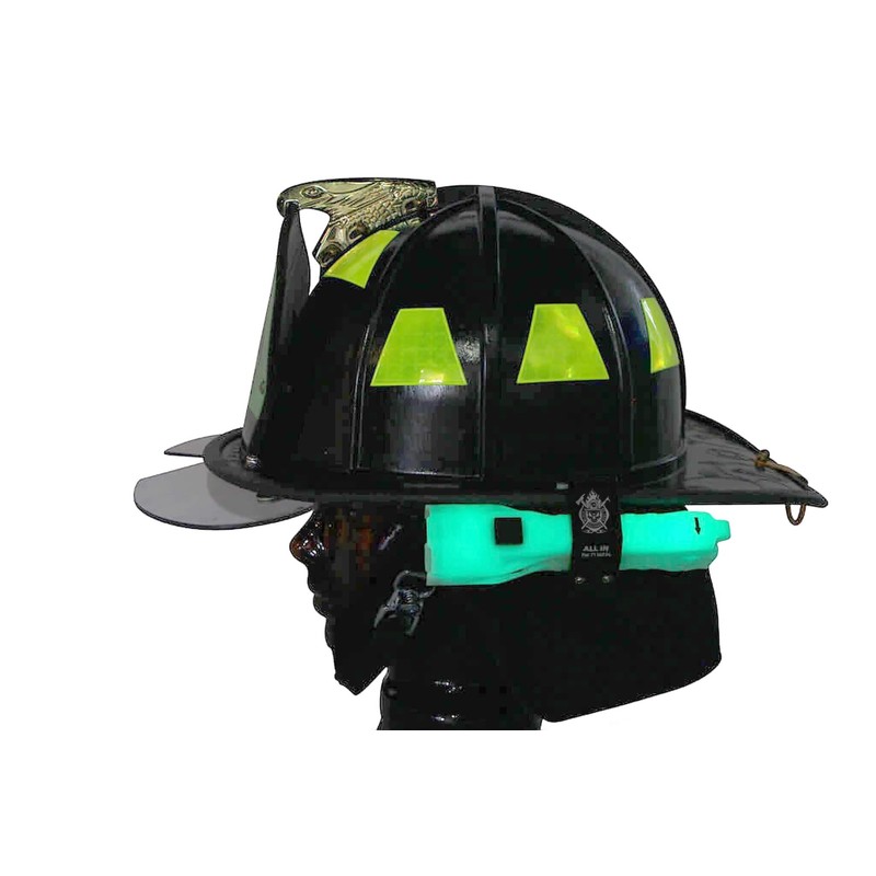 Blackjack Firefighter Helmet Aluminum Flashlight Holder (All in)