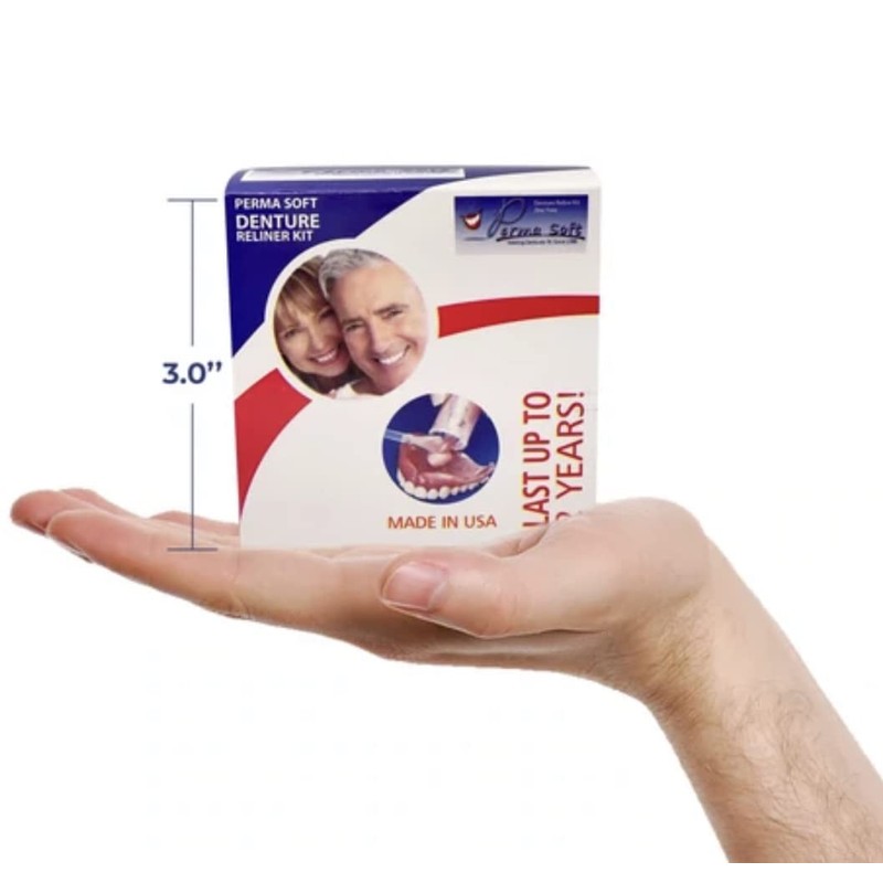 Perma Soft Denture Reline Kit- 2 Boxes (relines 4 dentures)