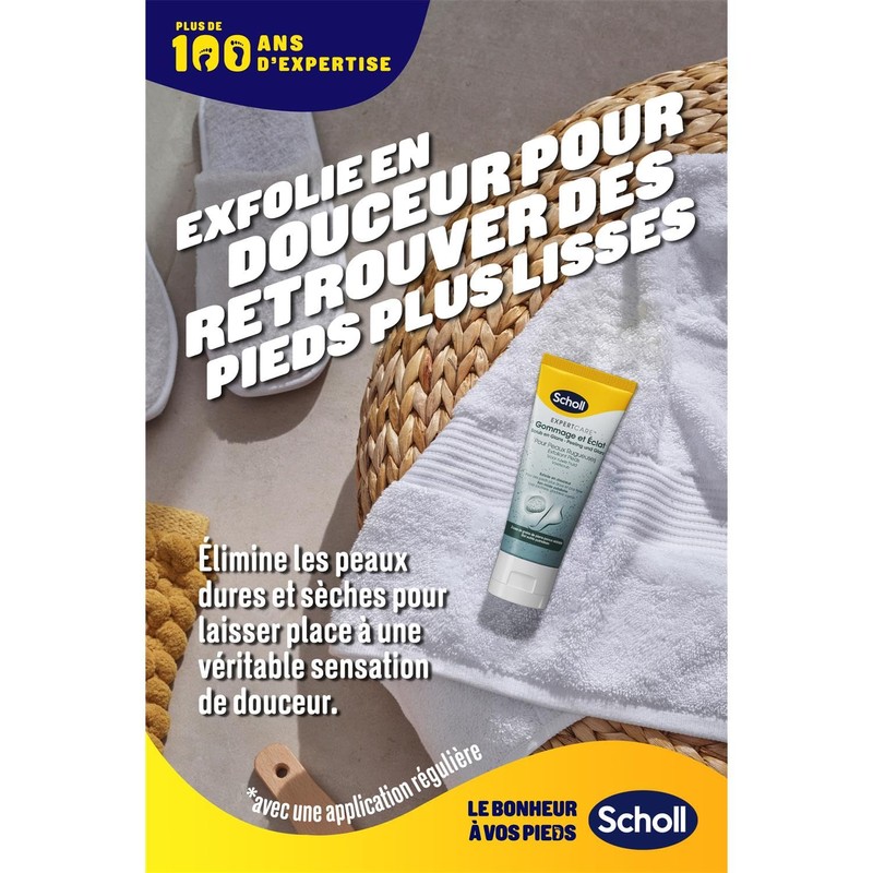 SCHOLL 2 x Creams Scrub - Removes Dead Skin -