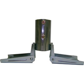 Roof Mount Peak Heavy Duty Fit Antenna Mast Up To 1 7/8 Galvanized Base Mount For Telescopic Masts Aerial Mount Bracket Rooftop Peak Antenna Mount