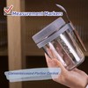 Eidoct Overnight Oats Container 2-Pack, Overnight Oats Jars with Lid