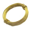 QUERGO Brass Picture Frame Wire, Picture Hanging Wire, 3.5 Metres