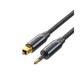 VENTION Toslink to Mini Toslink Optical Digital Audio Cable S/PDIF Fiber Optic Cable for Home Theater Sound Bar, TVs, Stereo Systems/amps, Amplifiers, and Hi-Fi Systems
