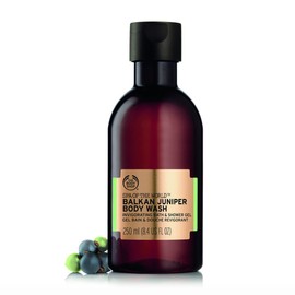 The Body Shop Spa of the World Balkan Juniper Body Wash Invigorating Bath and SHower Gel - 250ml