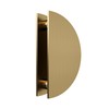 HMXBTO Half-Round Pull Handle, Double-Sided Heavy-Duty Aluminum Push-Pull Handle, Commercial-Grade