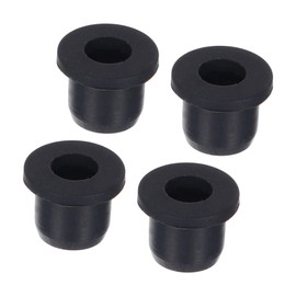 sourcing map 4Pcs T Shape Rubber Grommet Mount Dia 12mm ID 7.5mm H 12mm Seal Protection Cable Grommets Flexible for Cable Pipe