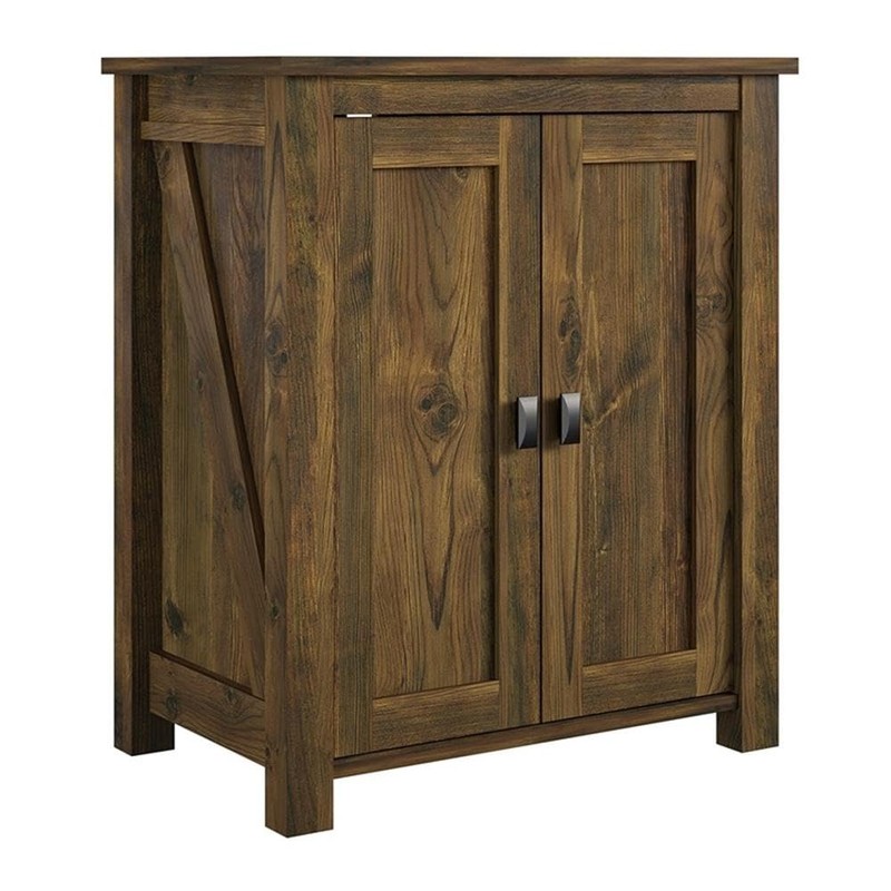 Pemberly Row 10/20 Gallon Aquarium/Terrarium Stand in Rustic