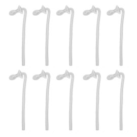 10pcs Hearing Dome Set with Tube Sound Amplifier Dome Set Sound Amplifier Dome Accessory Kit Small