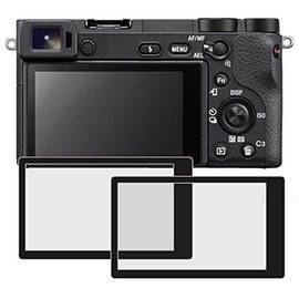 PCTC Tempered Glass Screen Protectors Compatible for Sony DSLR Alpha A6400 A6500 A5100 ILCE-6500 ILCE-6500KIT Camera (2 Packs)