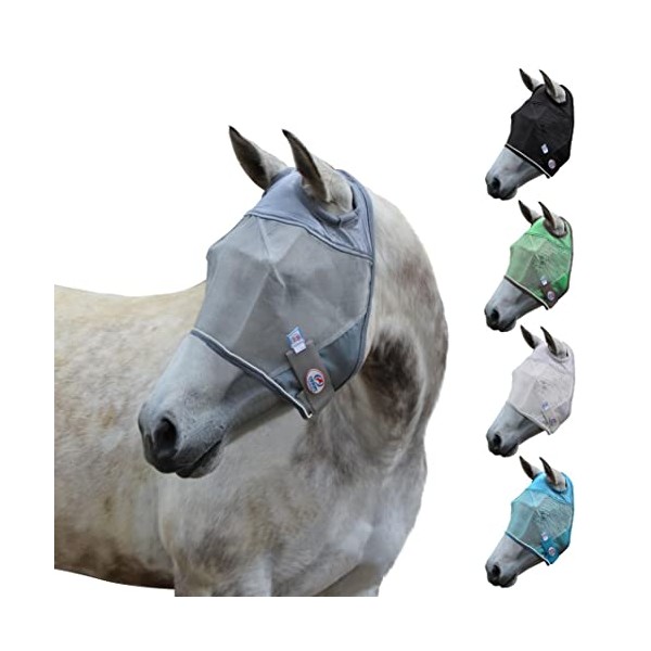 Derby Originals Reflective Mesh Fly Mask with 1 Year Warranty